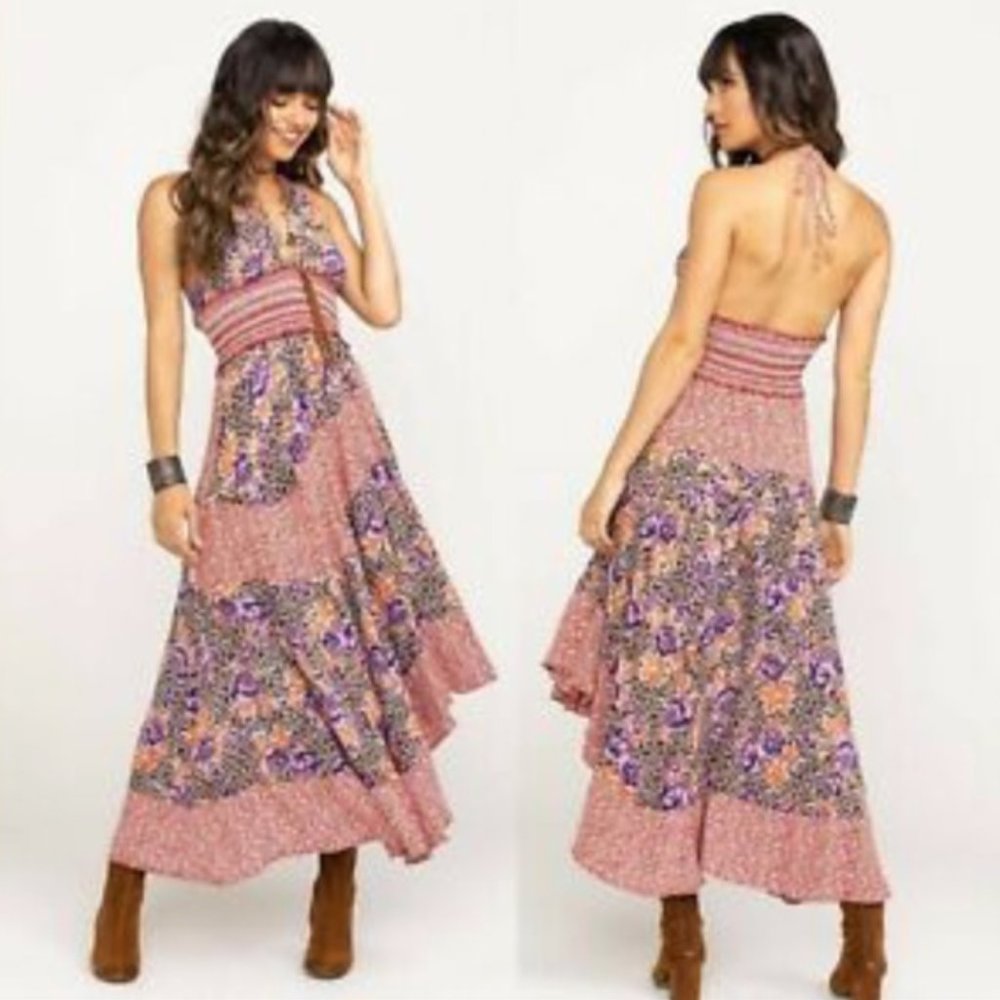 Free People Intimately Gabriela Halter Slip Dress